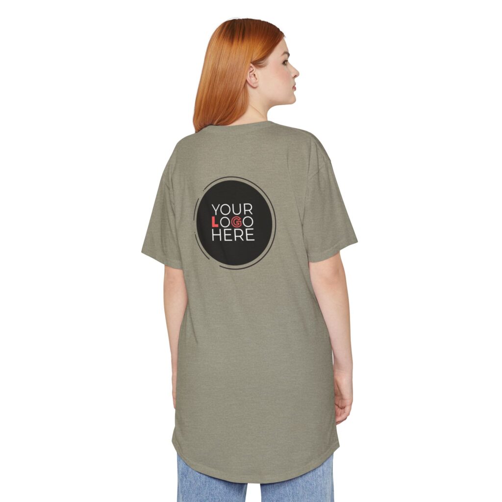 Unisex Long Body Urban Tee - Image 6