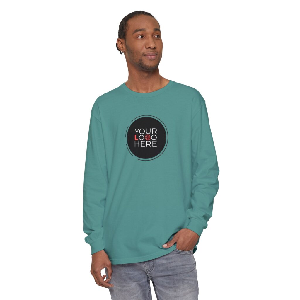 Unisex Garment-Dyed Long Sleeve T-Shirt - Image 66