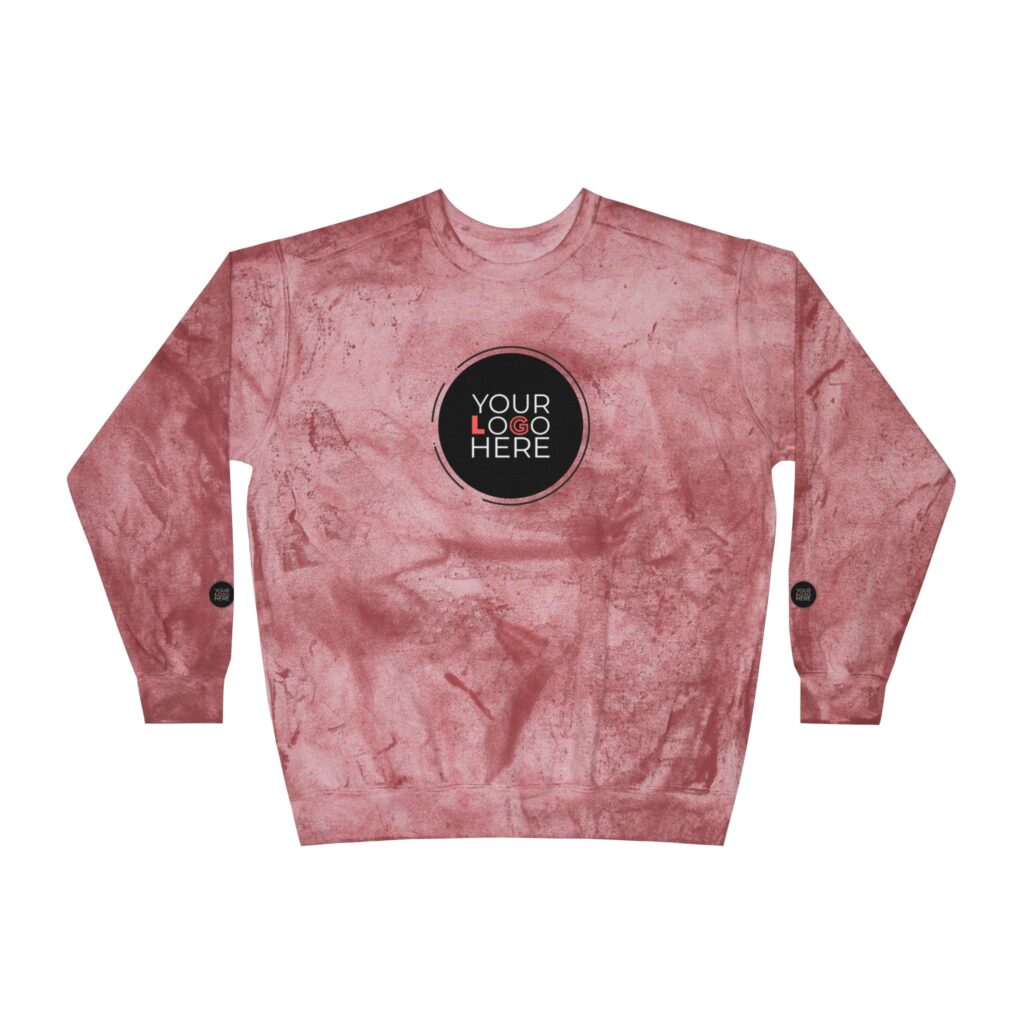 Unisex Color Blast Crewneck Sweatshirt - Image 31