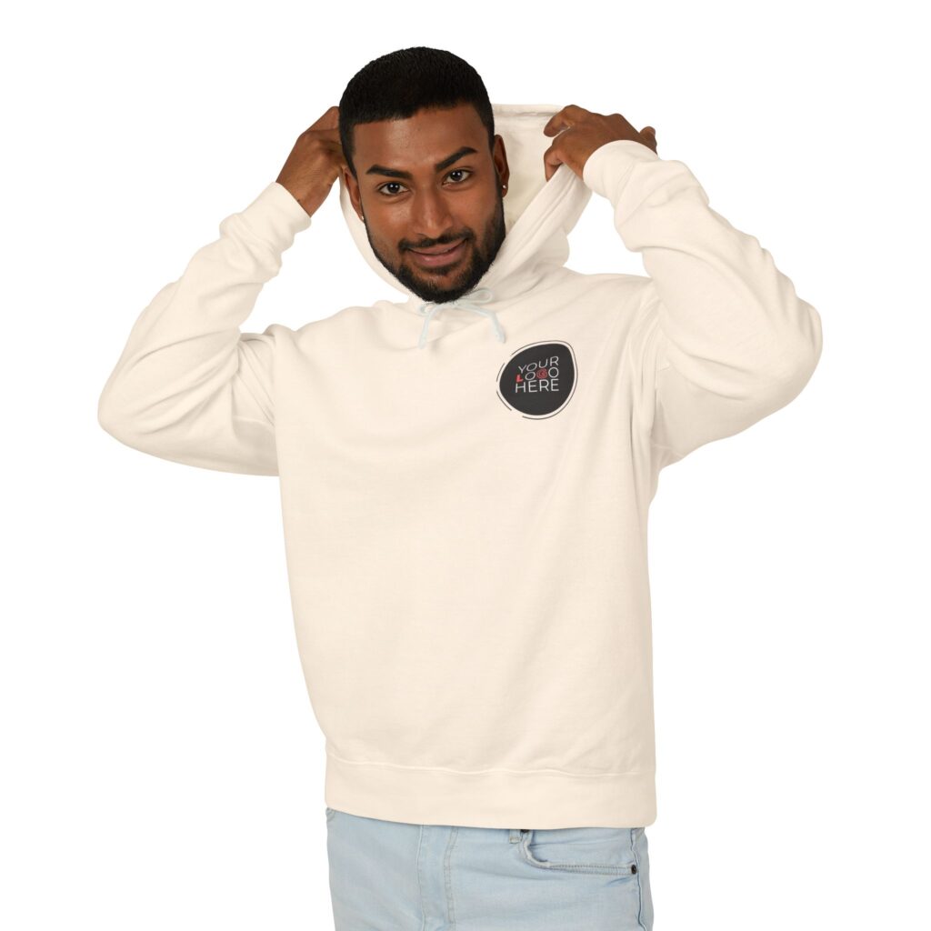 Unisex Lightweight Hooded Sweatshirt - Image 9