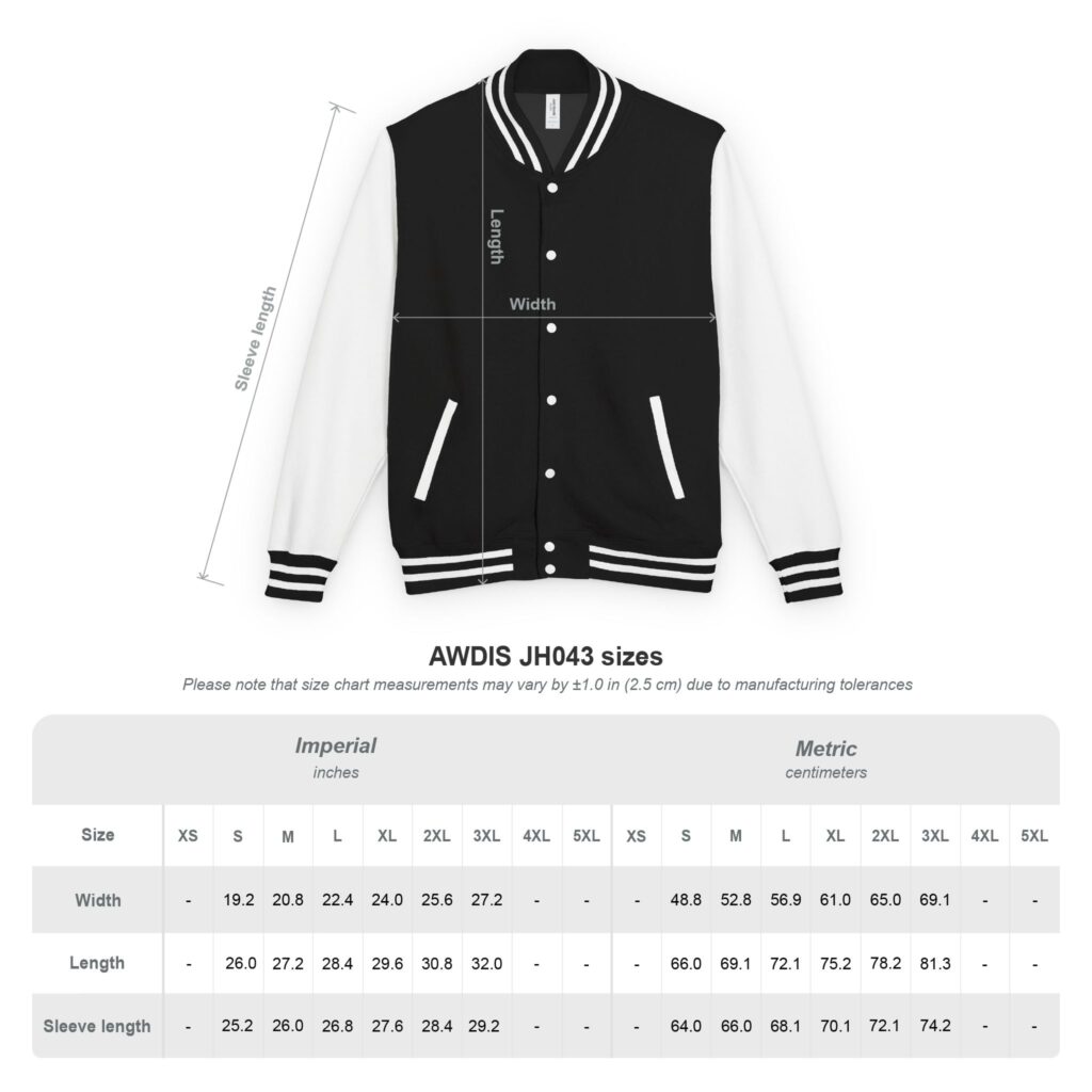 Unisex Heavyweight Letterman Jacket - Image 28