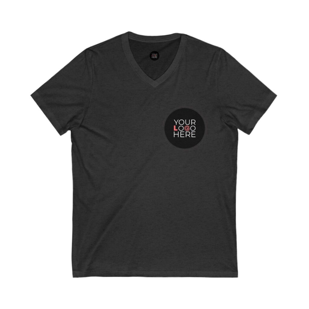 Unisex Jersey Short Sleeve V-Neck Tee - Image 19