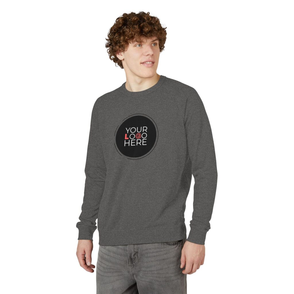Unisex French Terry Raglan Crewneck - Image 10