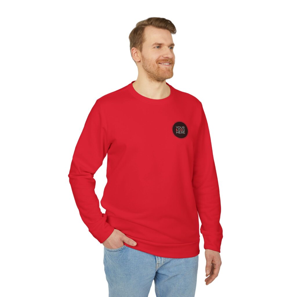 Adidas Unisex Fleece Crewneck Sweatshirt - Image 3