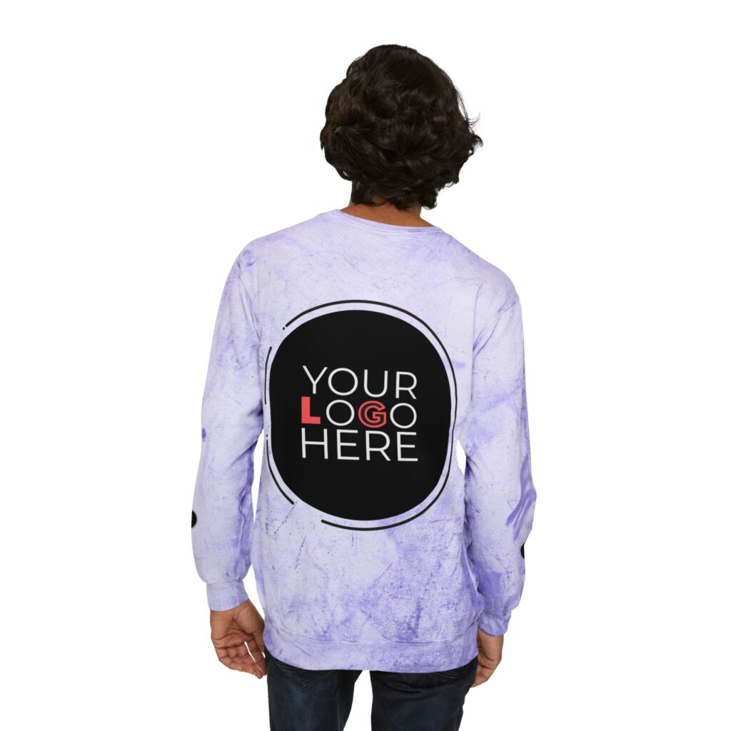 Unisex Color Blast Crewneck Sweatshirt - Image 28