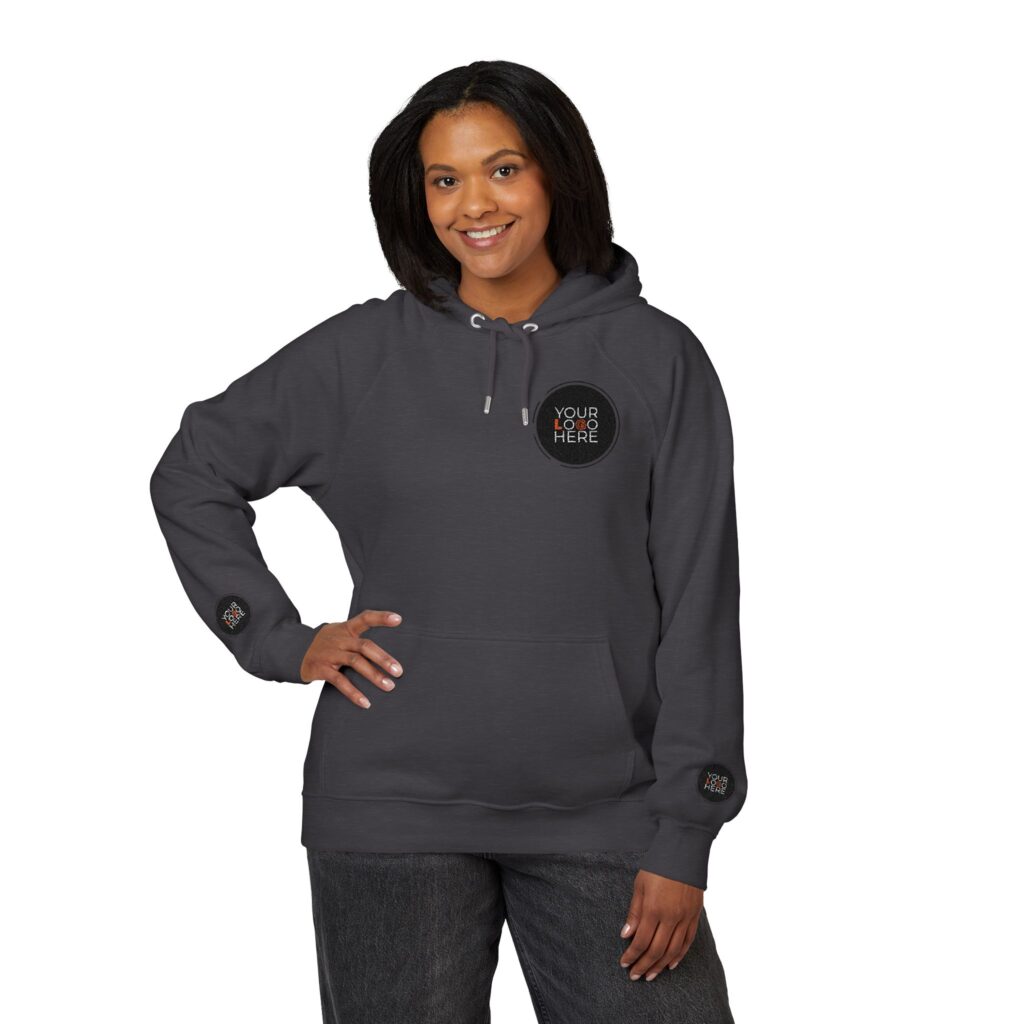 Unisex Eco Raglan Hoodie (Embroidery) - Image 17