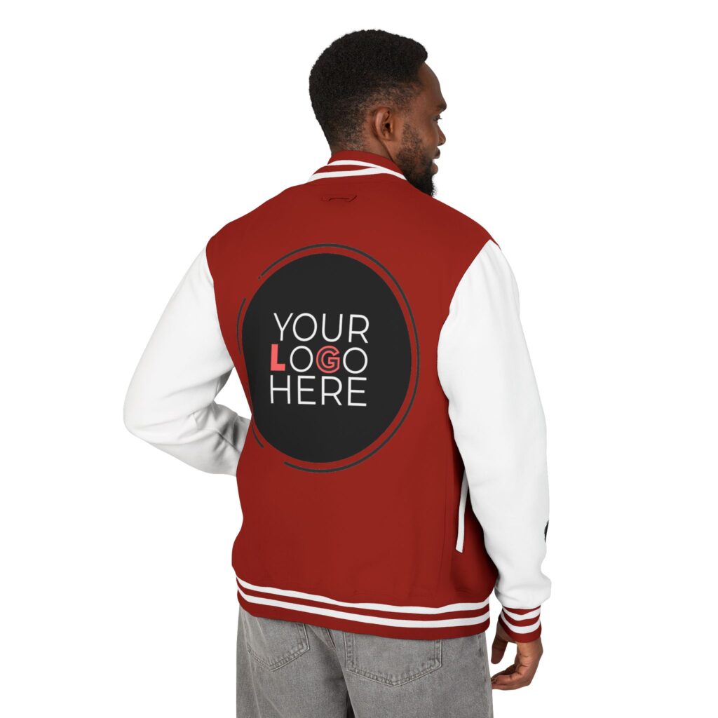 Unisex Heavyweight Letterman Jacket - Image 11