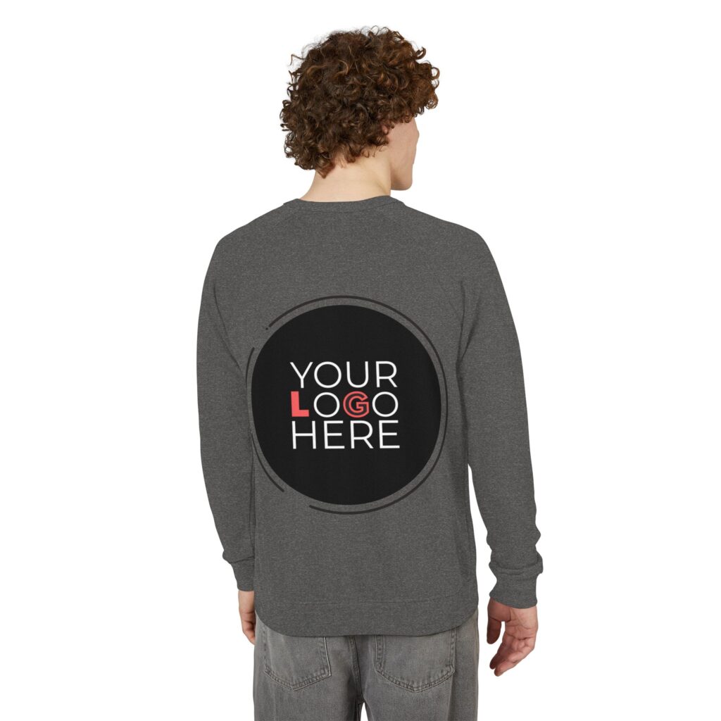 Unisex French Terry Raglan Crewneck - Image 11