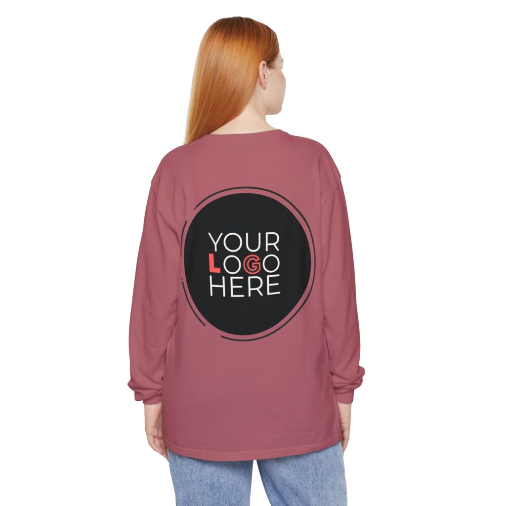 Unisex Garment-Dyed Long Sleeve T-Shirt - Image 111