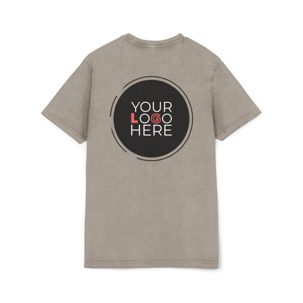 Acid Washed Round Neck Tee - Image 16