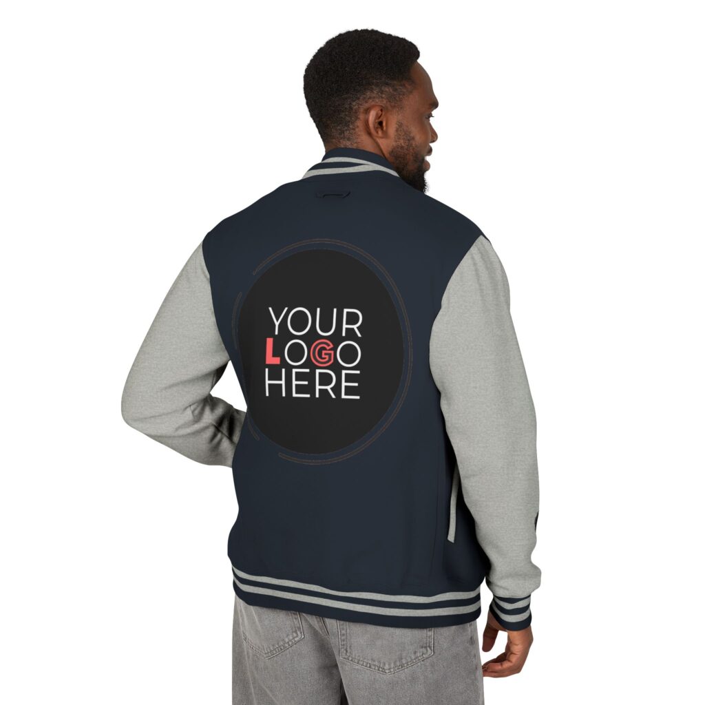 Unisex Heavyweight Letterman Jacket - Image 46