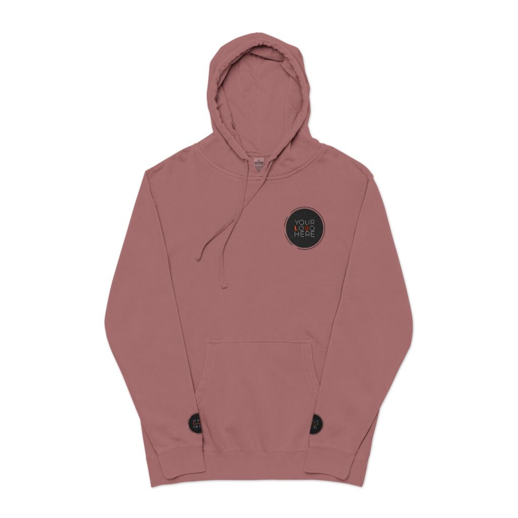 Unisex Pigment-Dyed Hoodie (Embroidery) - Image 21