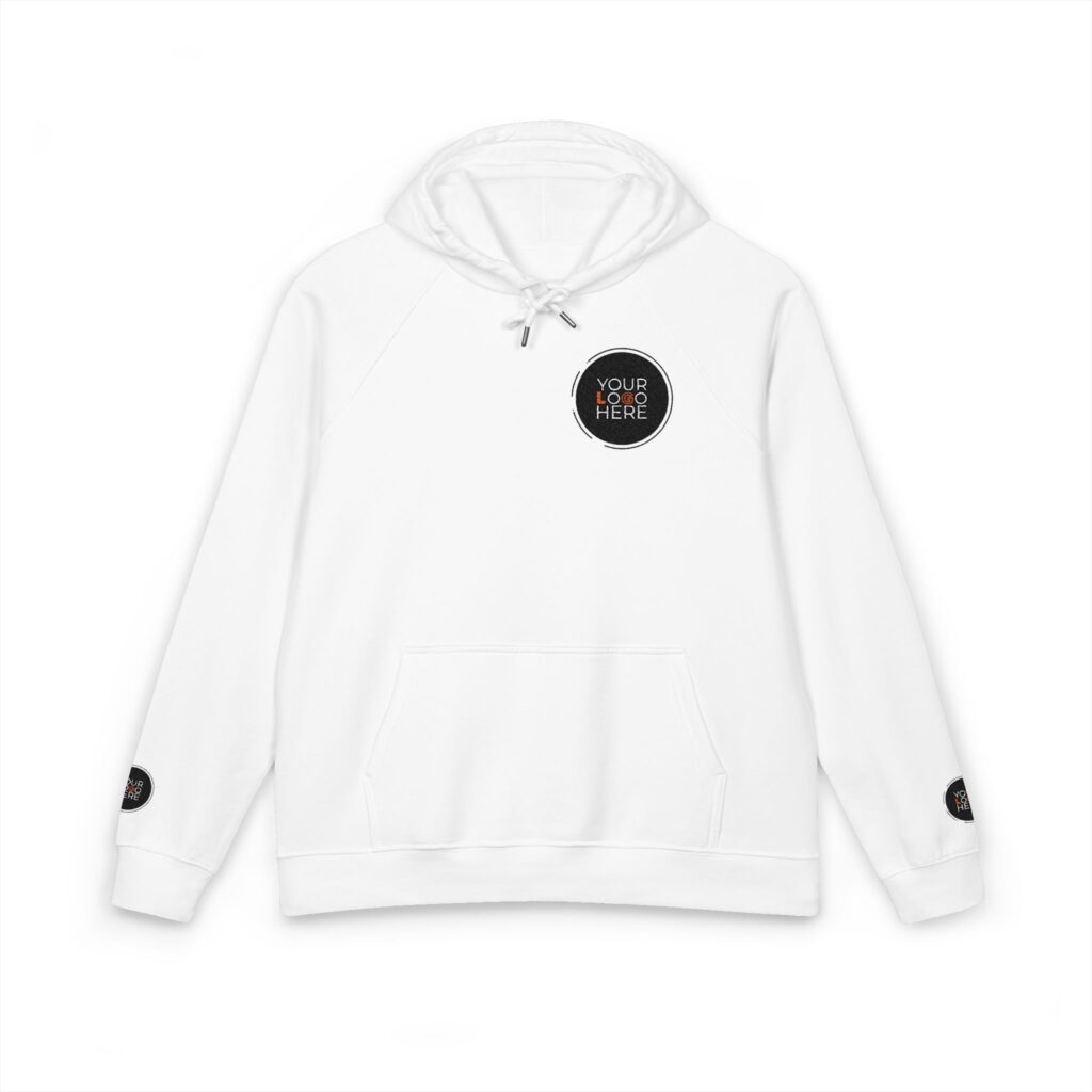 Unisex Eco Raglan Hoodie (Embroidery) - Image 7