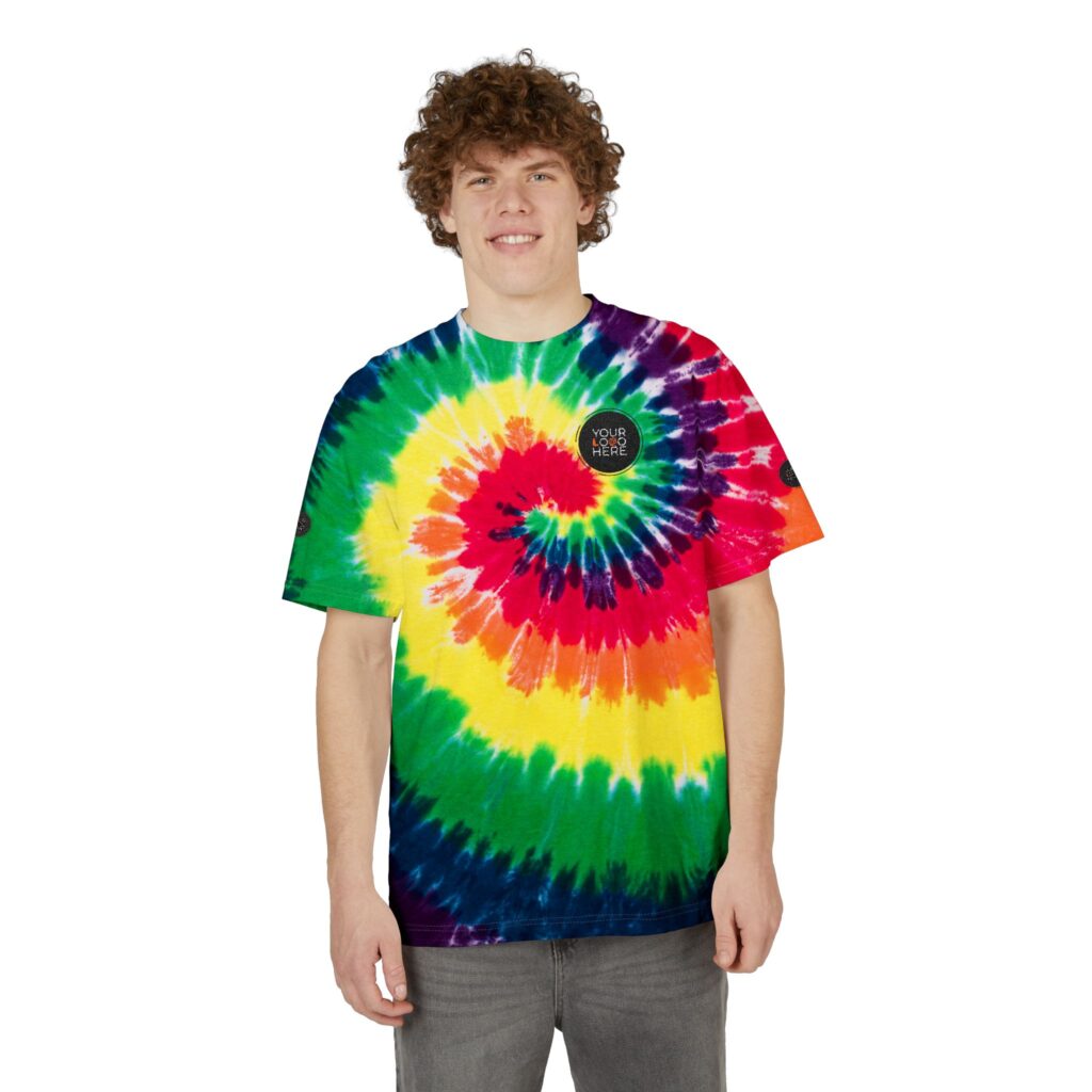 Oversized Tie-Dye T-Shirt (Embroidery) - Image 8