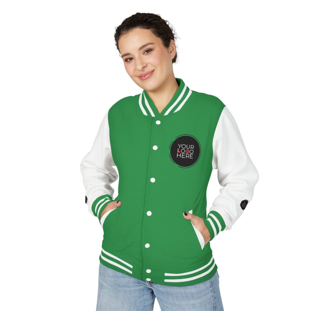 Unisex Heavyweight Letterman Jacket - Image 61