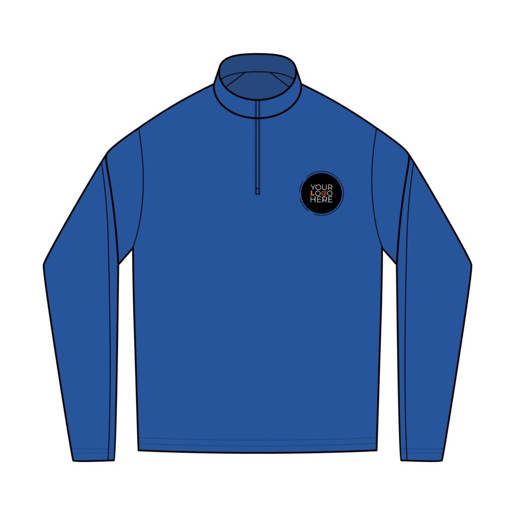 Unisex Stretch Quarter-Zip Pullover (Embroidery)