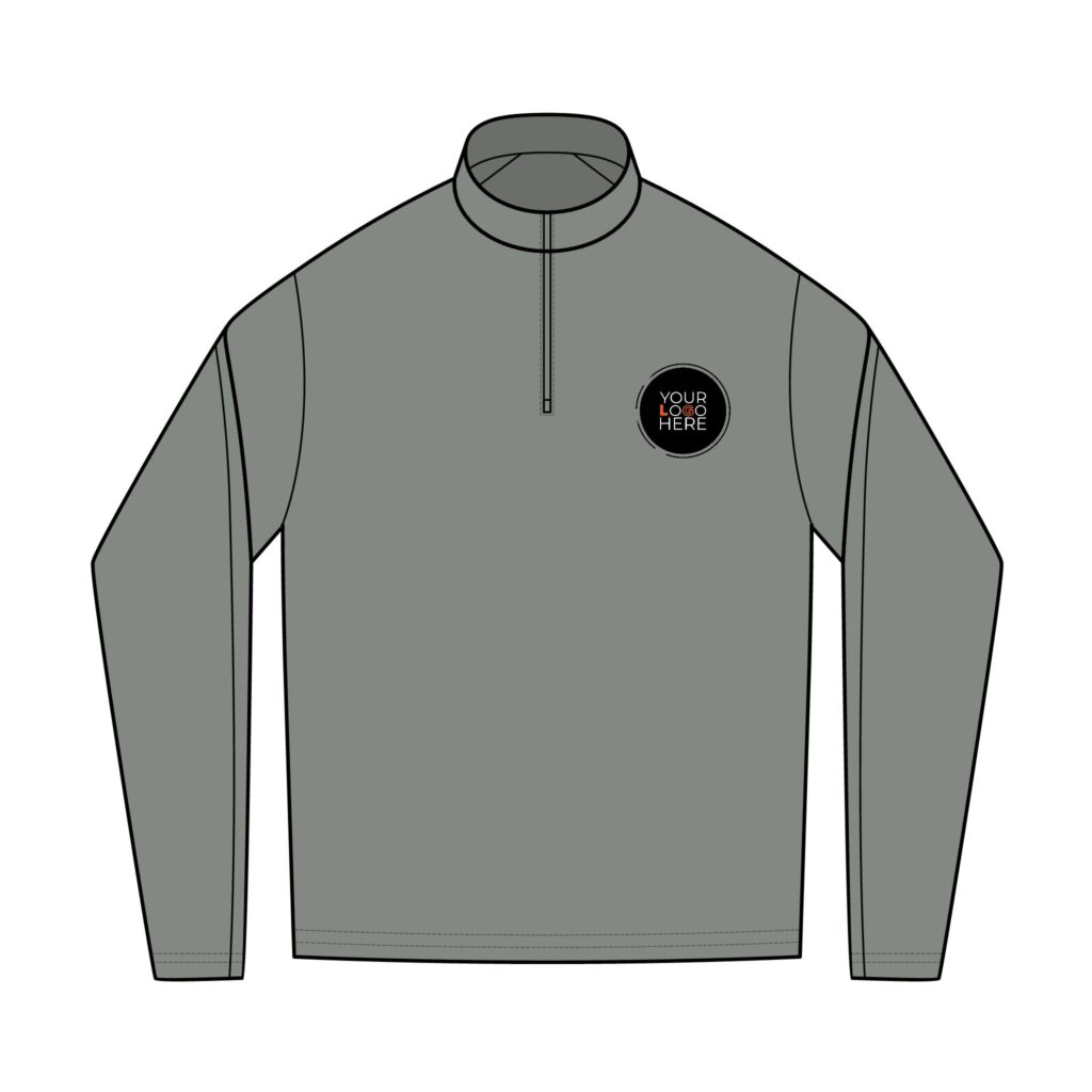 Unisex Stretch Quarter-Zip Pullover (Embroidery) - Image 3