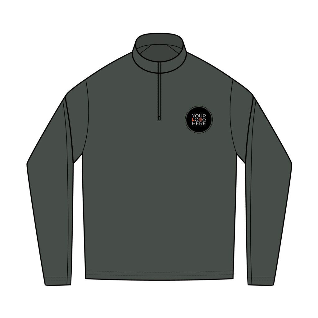 Unisex Stretch Quarter-Zip Pullover (Embroidery) - Image 4