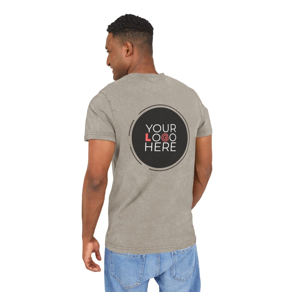 Acid Washed Round Neck Tee - Image 18