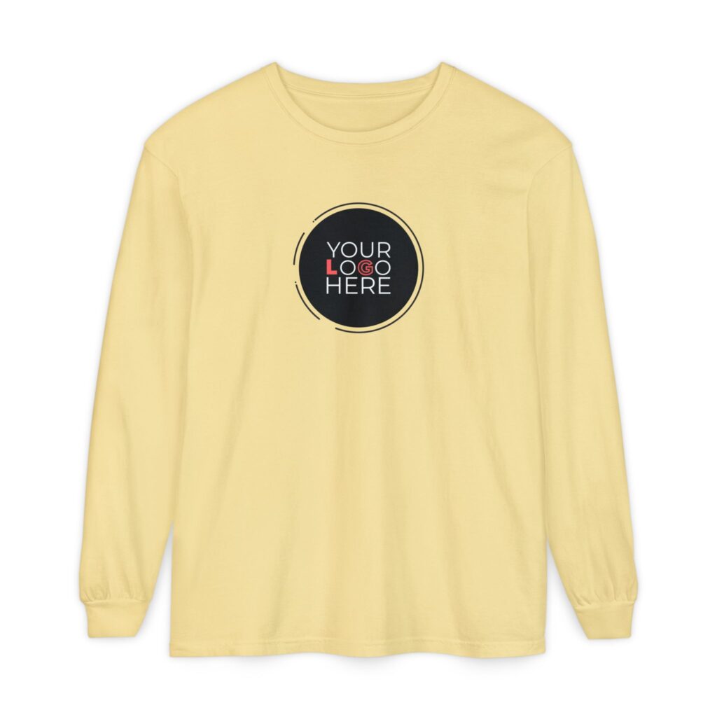 Unisex Garment-Dyed Long Sleeve T-Shirt - Image 36