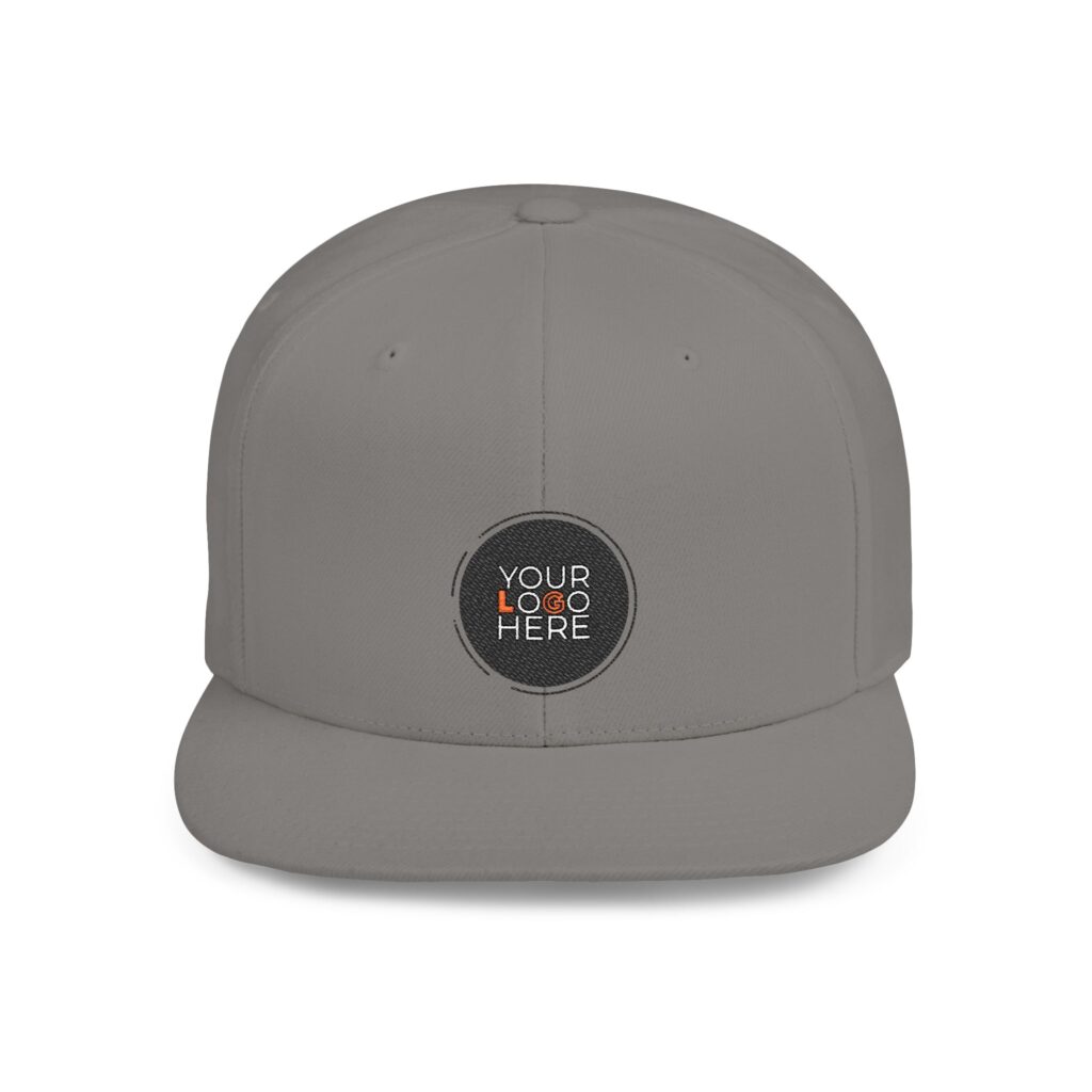 Custom Flat Bill Snapback – Embroidery - Image 5