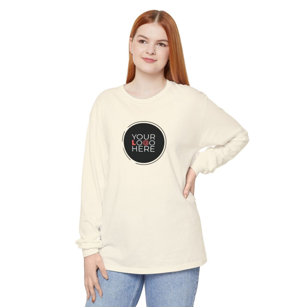 Unisex Garment-Dyed Long Sleeve T-Shirt - Image 33