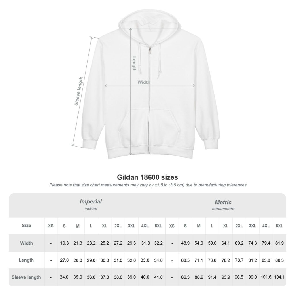 Unisex Heavy Blend™ Full Zip Hooded Sweatshirt - Image 5