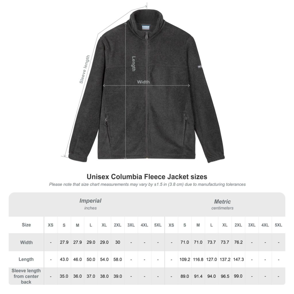 Unisex Columbia Fleece Jacket (Embroidery) - Image 5