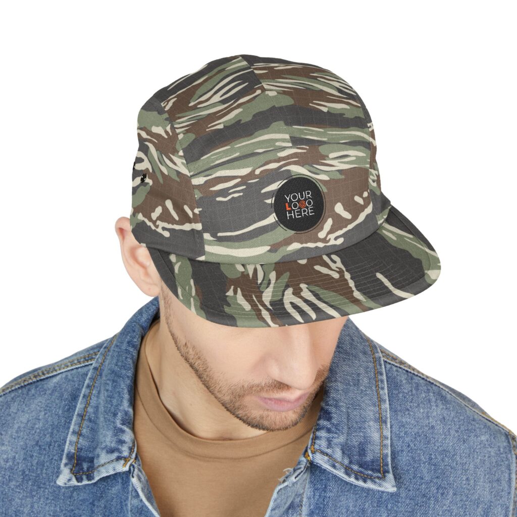 Custom 5 Panel Cap – Embroidery - Image 15