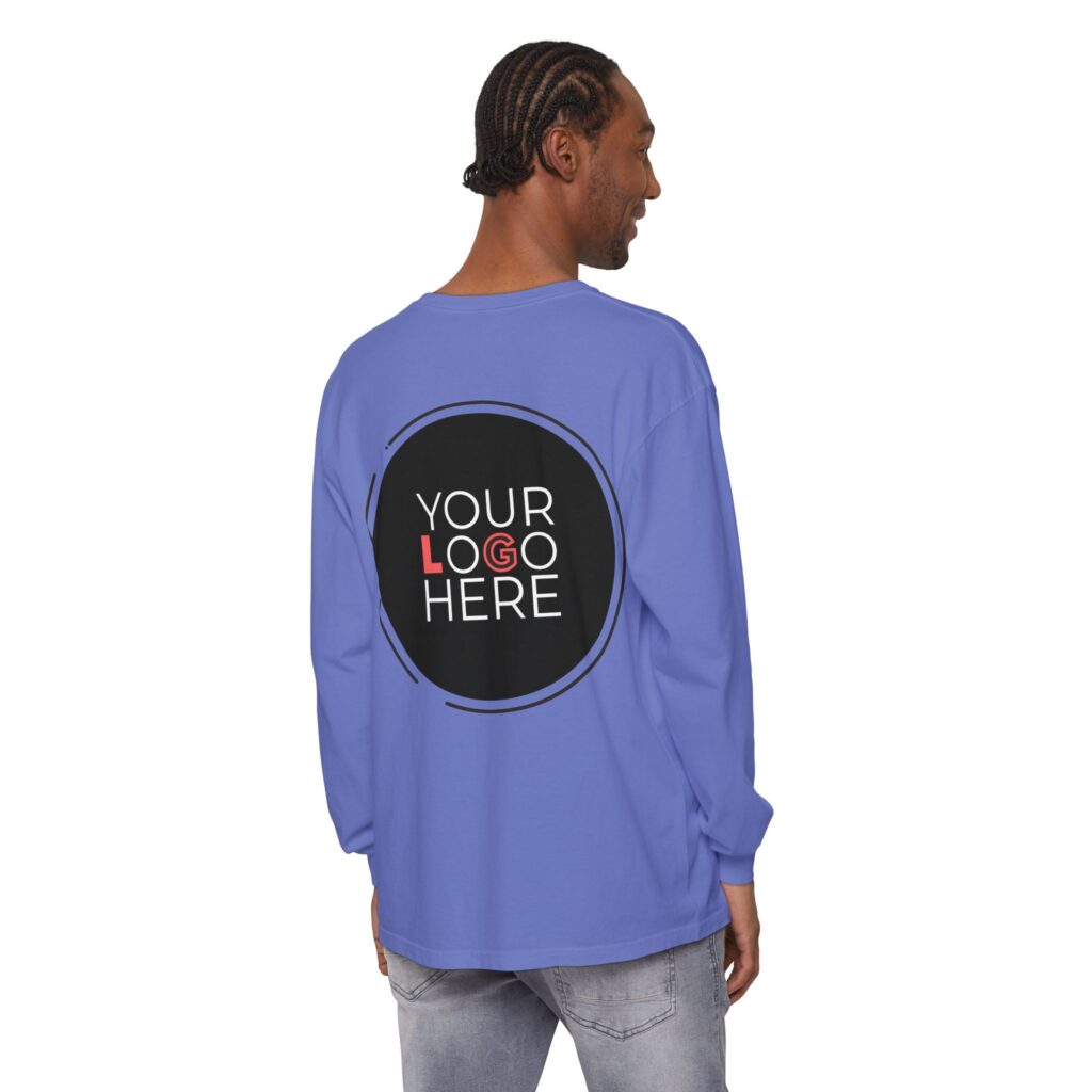 Unisex Garment-Dyed Long Sleeve T-Shirt - Image 74