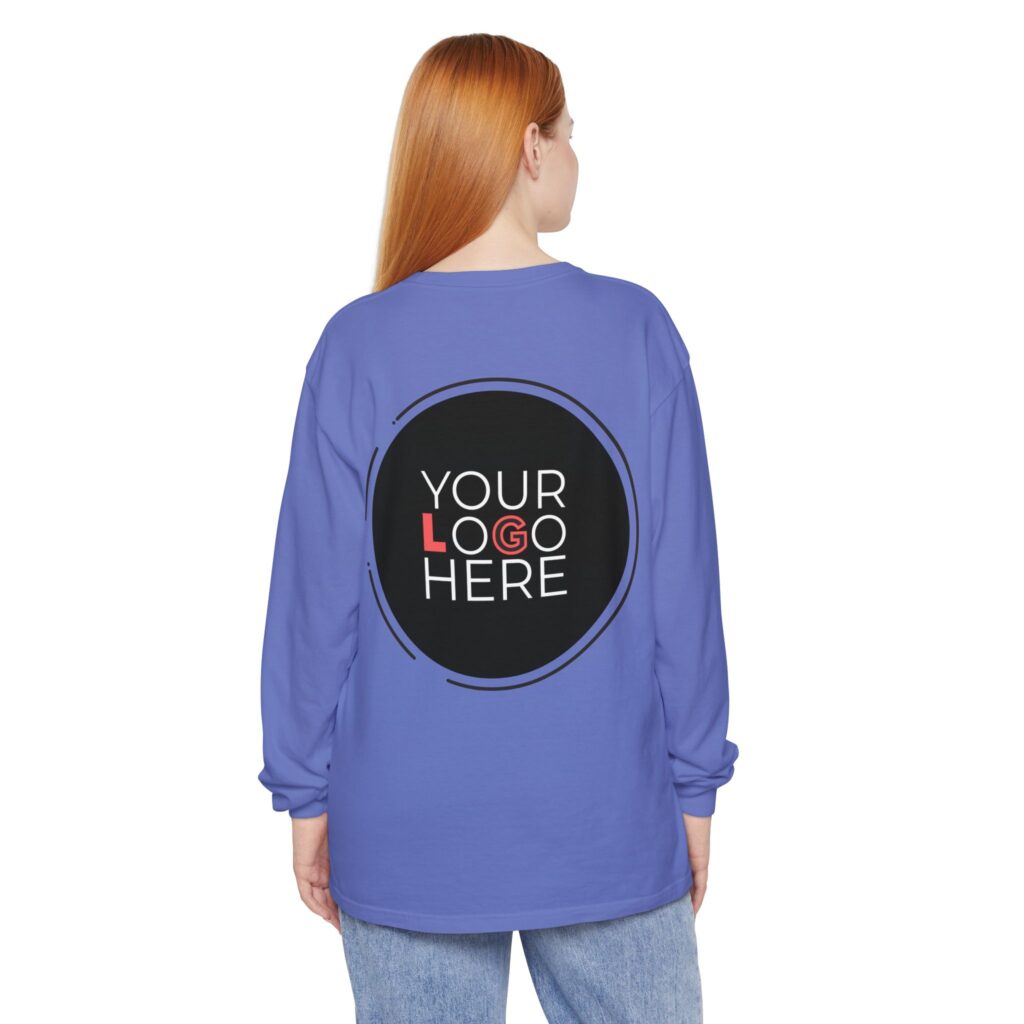 Unisex Garment-Dyed Long Sleeve T-Shirt - Image 76