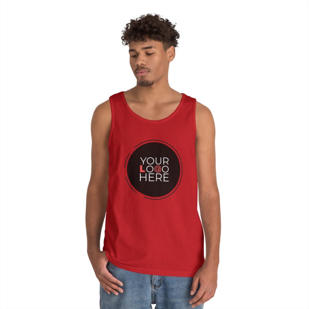 Unisex Heavy Cotton Tank Top - Image 3