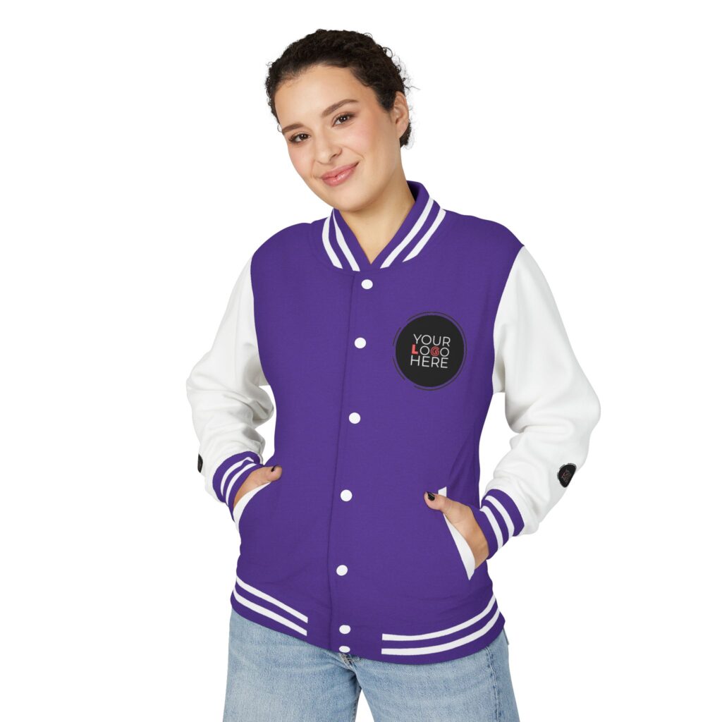 Unisex Heavyweight Letterman Jacket - Image 26