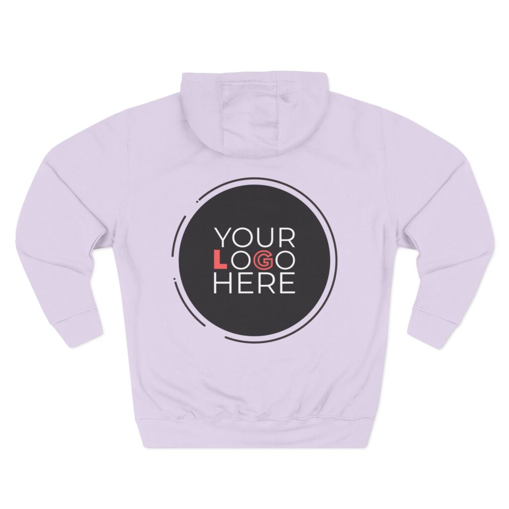 Three-Panel Fleece Hoodie - Image 2