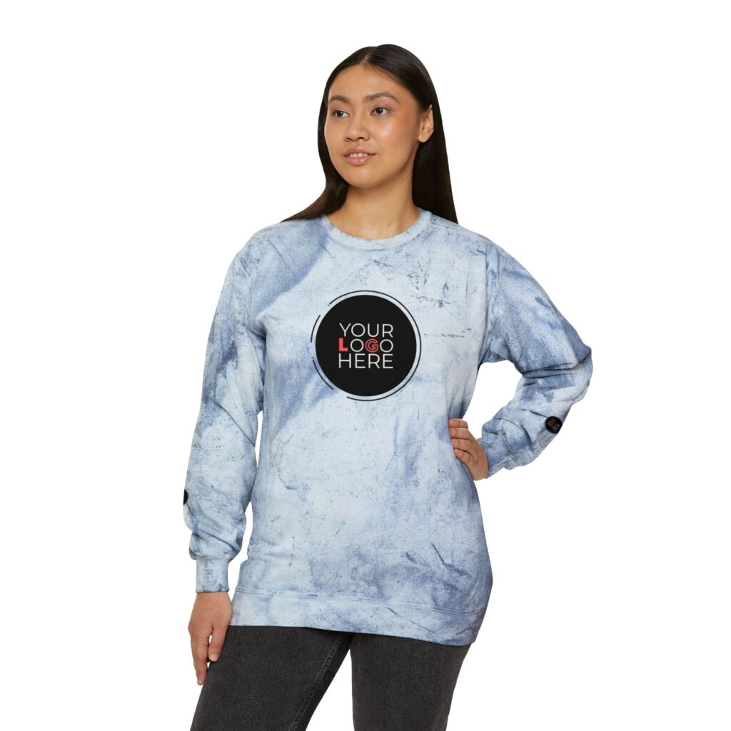 Unisex Color Blast Crewneck Sweatshirt - Image 5