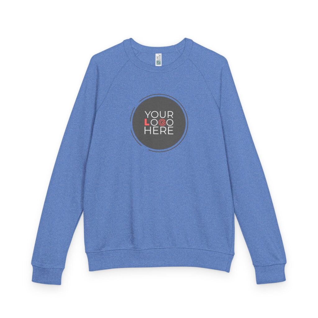 Unisex French Terry Raglan Crewneck - Image 22