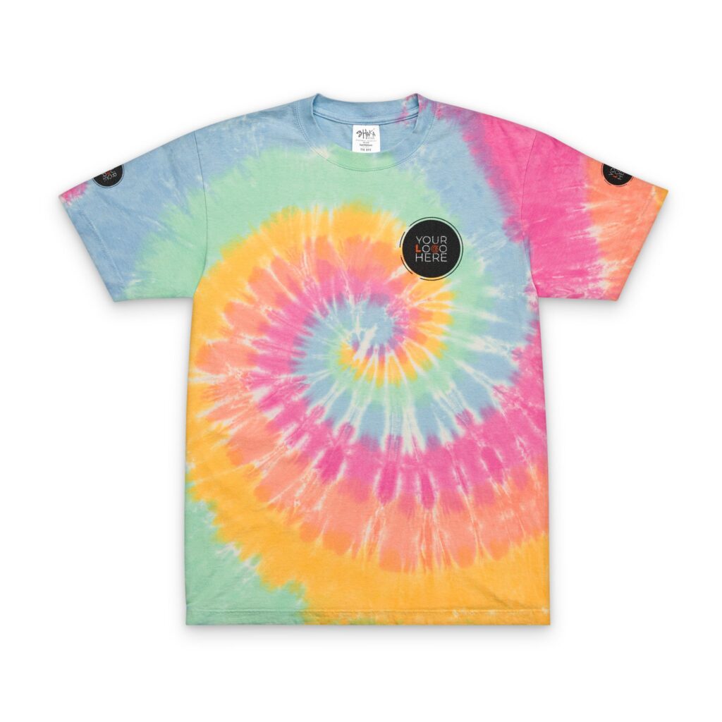 Oversized Tie-Dye T-Shirt (Embroidery)
