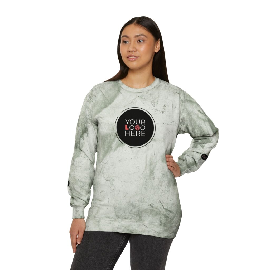 Unisex Color Blast Crewneck Sweatshirt - Image 23