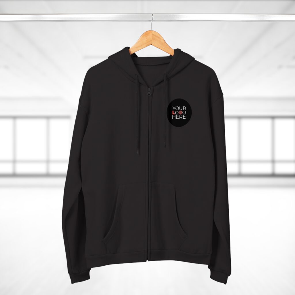 Unisex Hooded Zip Sweatshirt - Image 16
