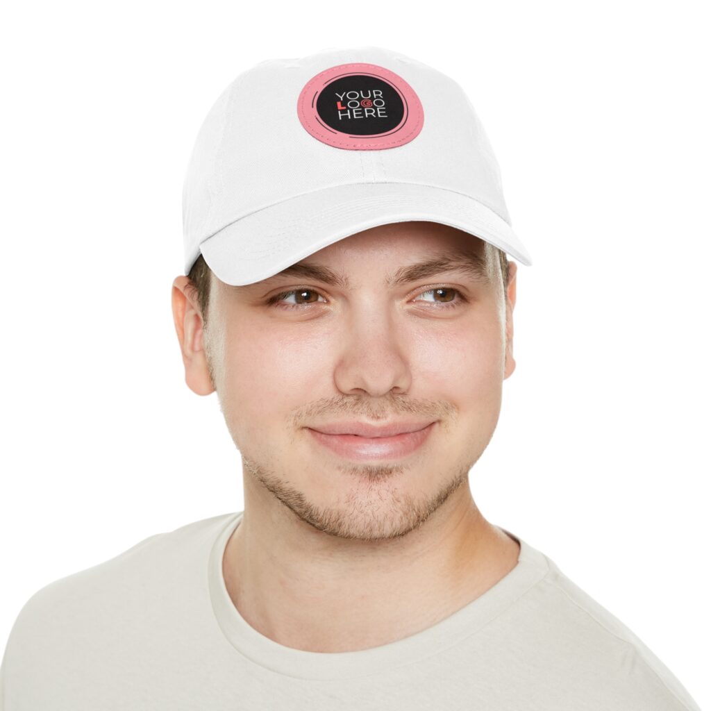 Custom Dad Hat With Leather Patch (Round) - Image 20