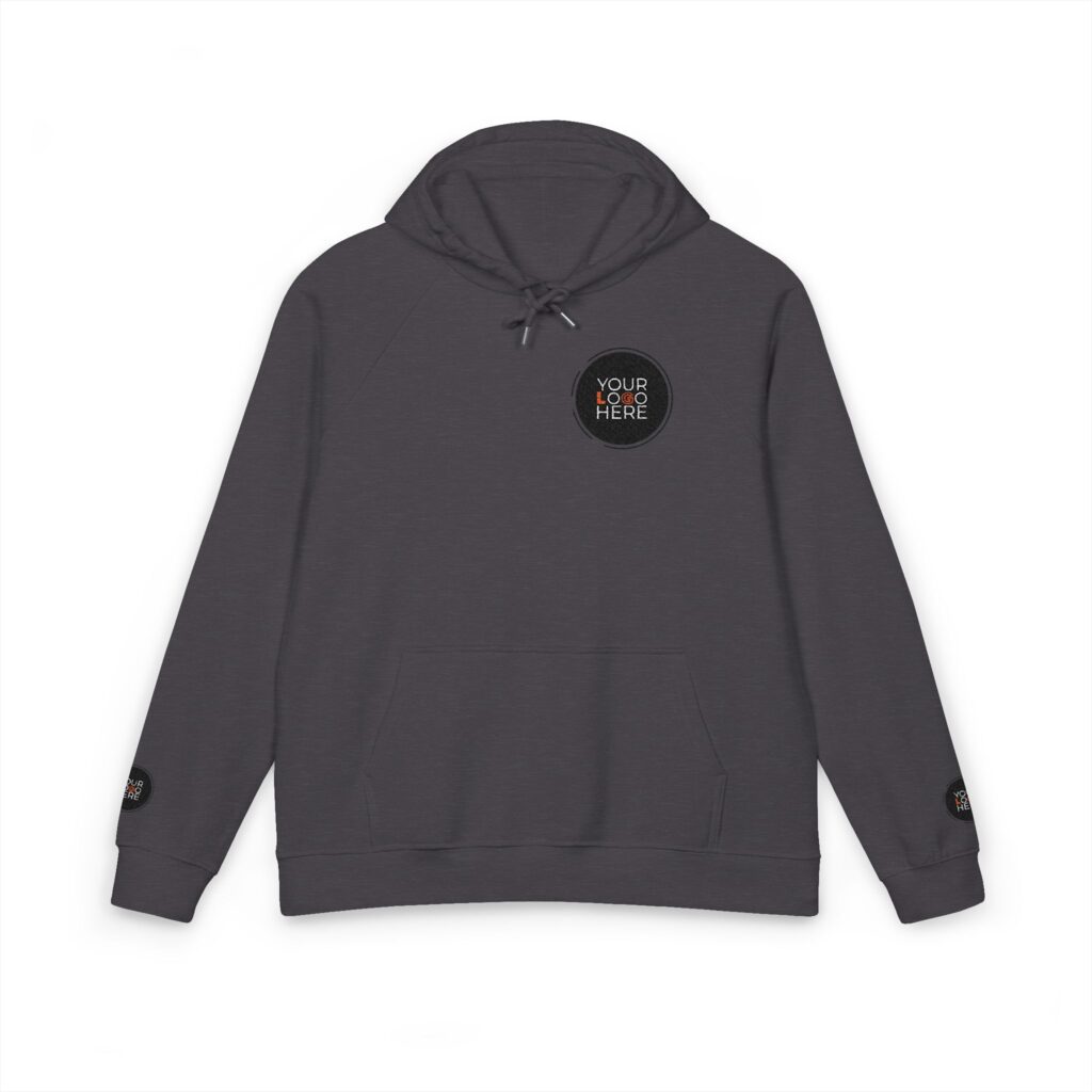 Unisex Eco Raglan Hoodie (Embroidery) - Image 13