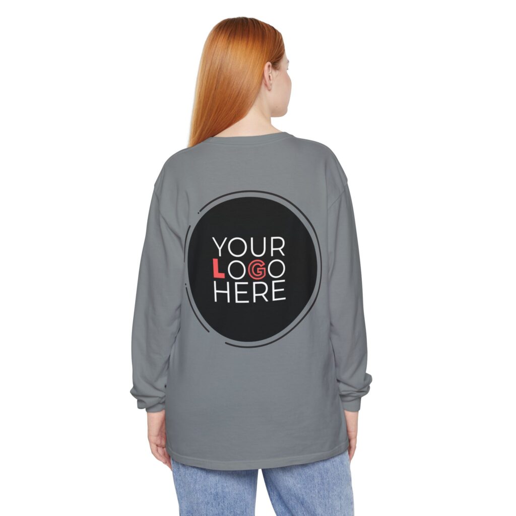 Unisex Garment-Dyed Long Sleeve T-Shirt - Image 83