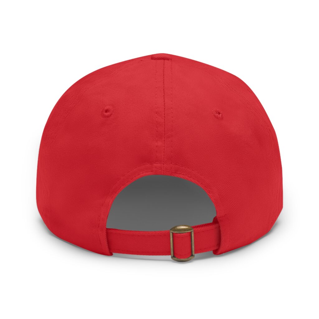 Custom Dad Hat With Leather Patch (Round) - Image 23