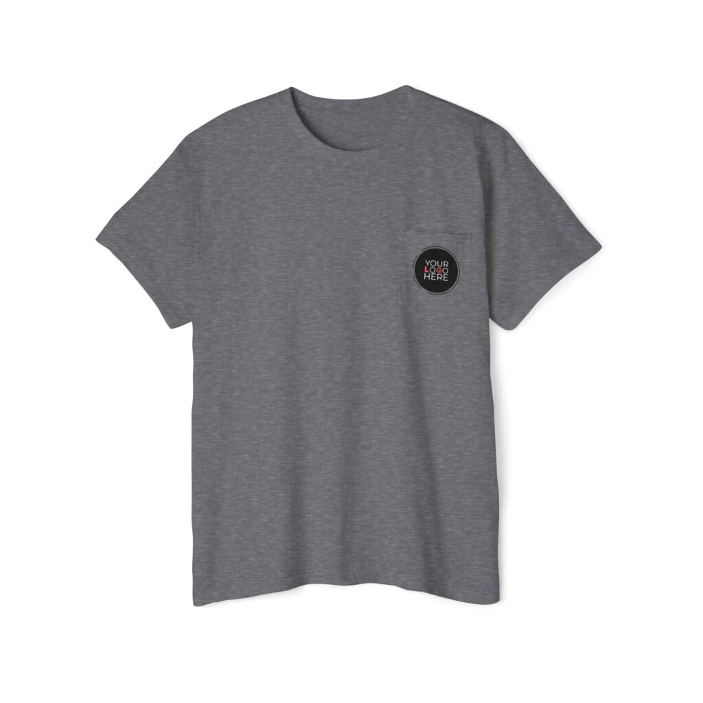 Unisex Heavy Cotton Pocket Tee - Image 43