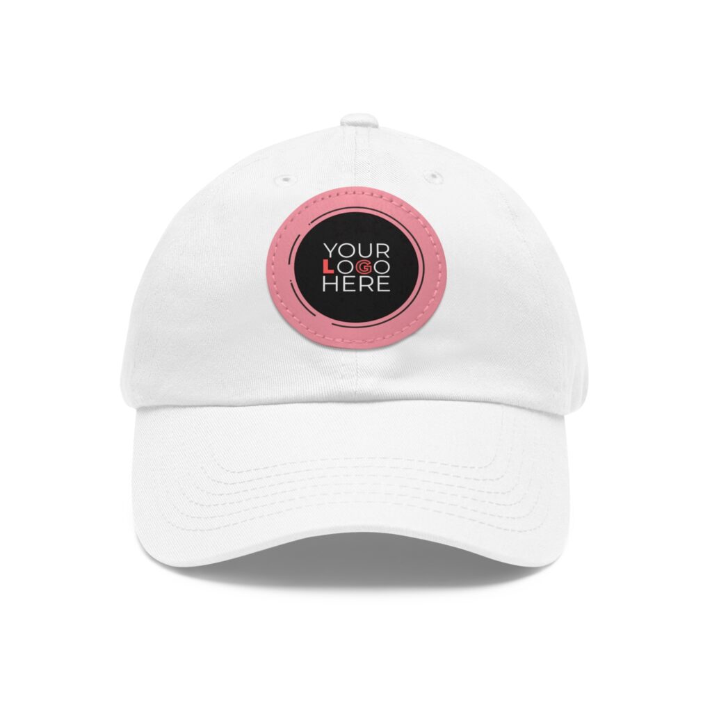 Custom Dad Hat With Leather Patch (Round) - Image 16