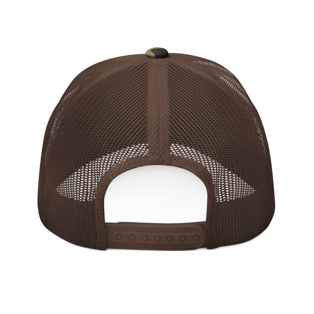 Custom Camouflage Trucker Hat – Embroidery - Image 4