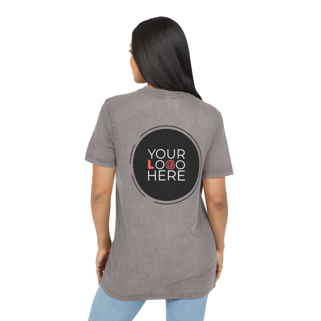 Acid Washed Round Neck Tee - Image 27
