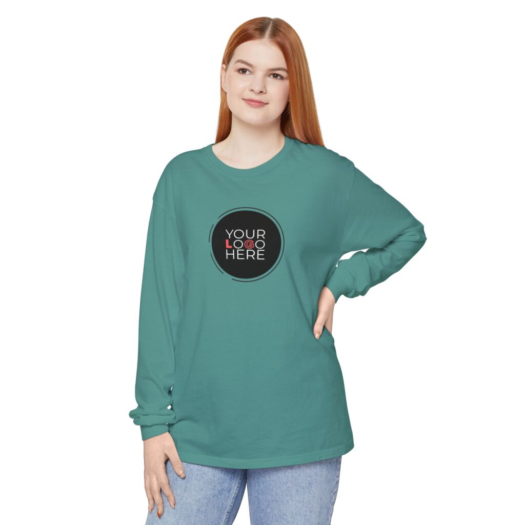 Unisex Garment-Dyed Long Sleeve T-Shirt - Image 68