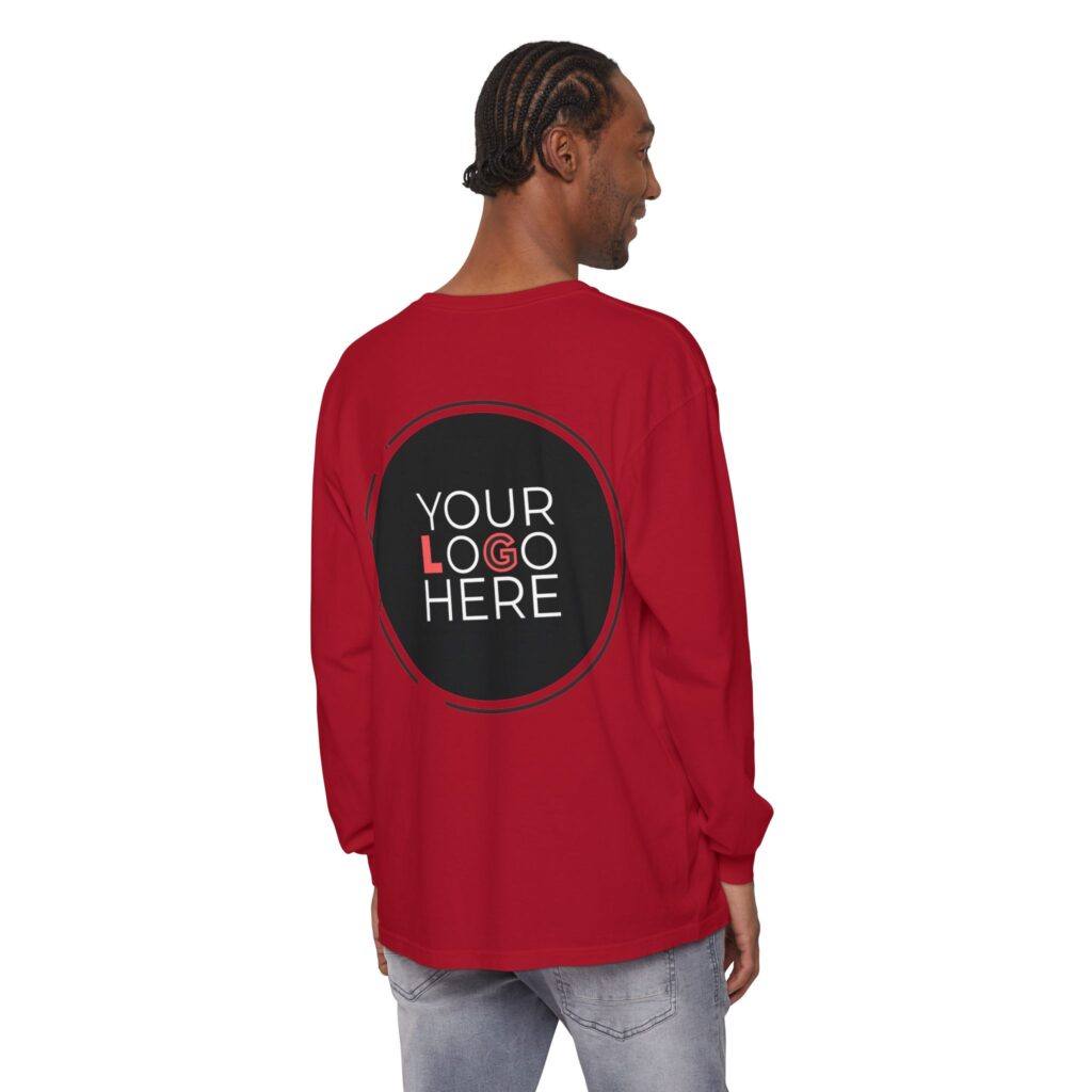 Unisex Garment-Dyed Long Sleeve T-Shirt - Image 116