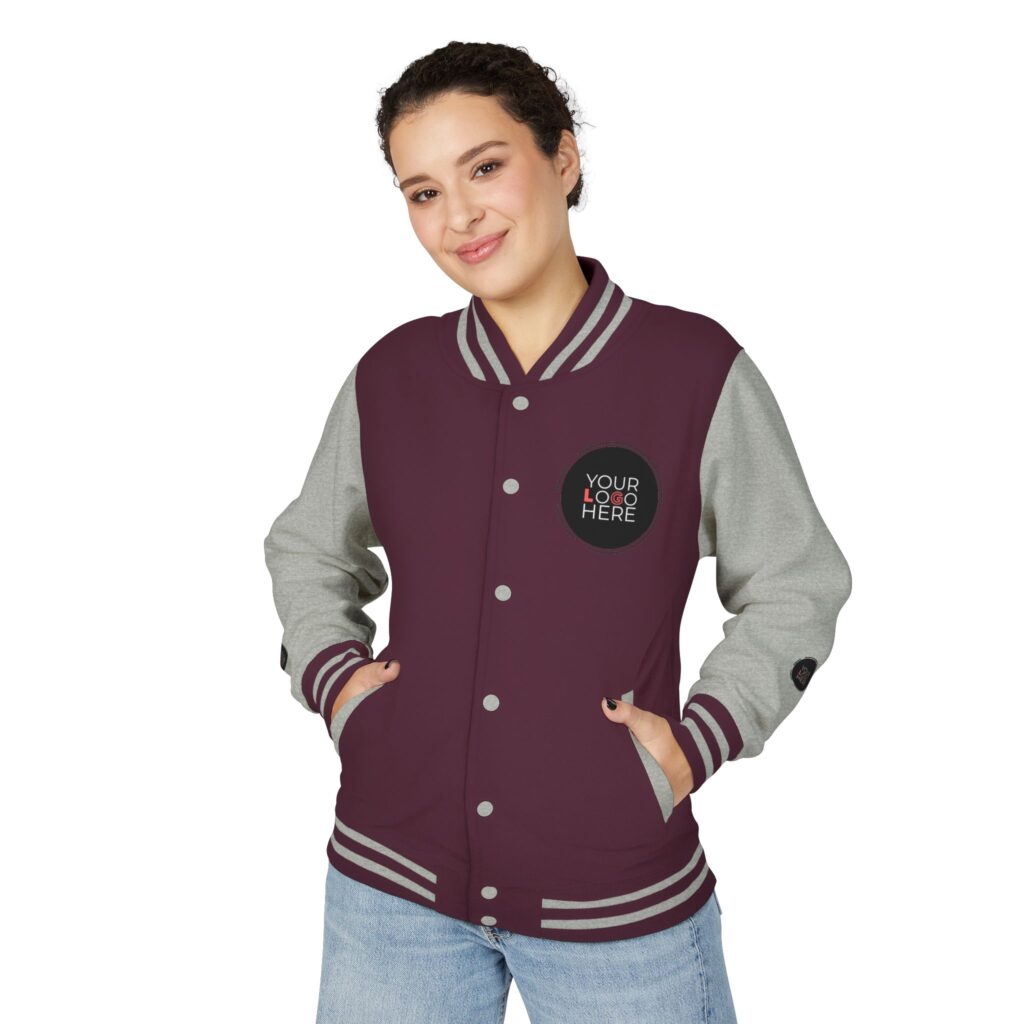 Unisex Heavyweight Letterman Jacket - Image 75